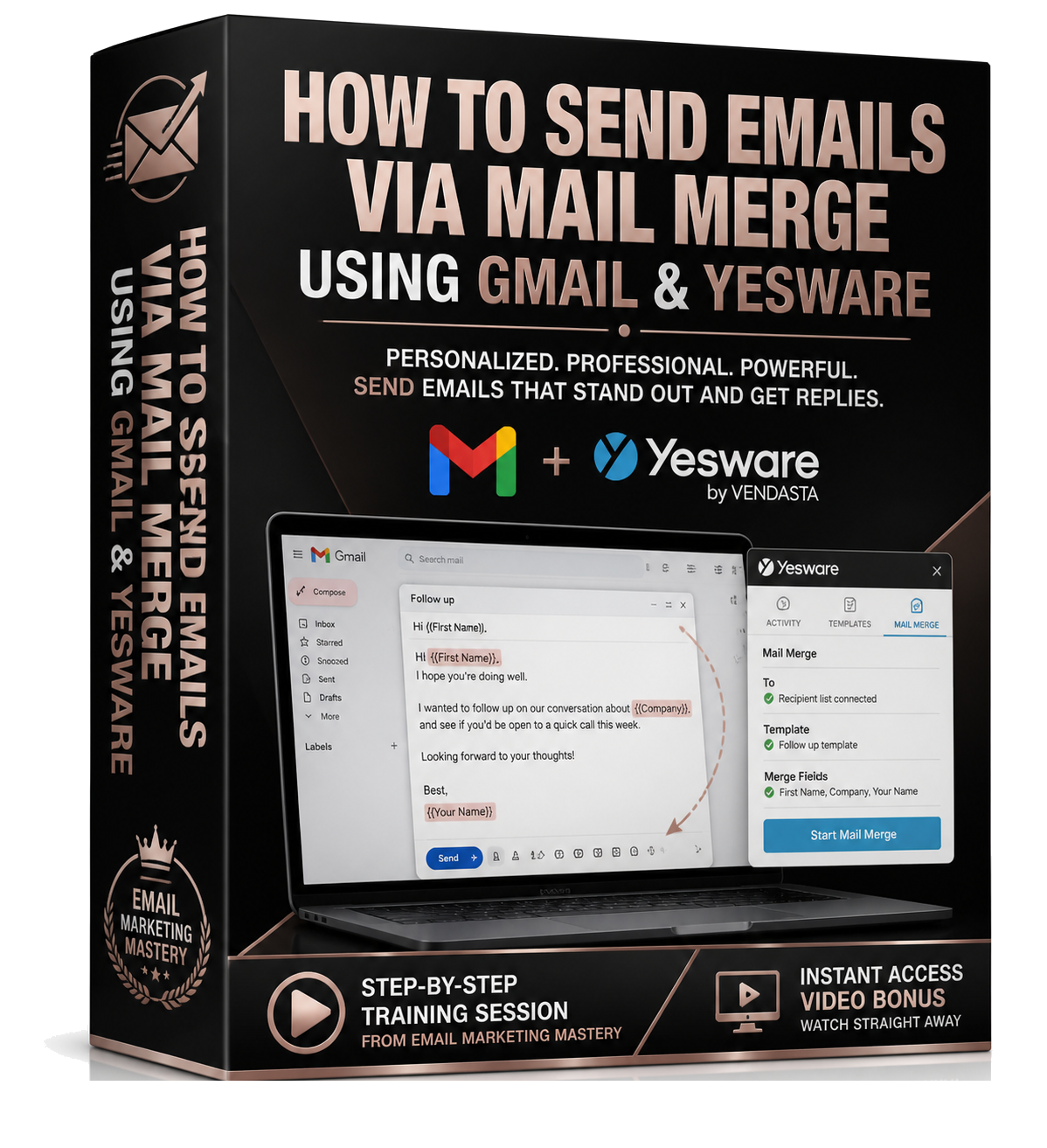 How to Send Emails via Mail Merge using Gmail & Yesware