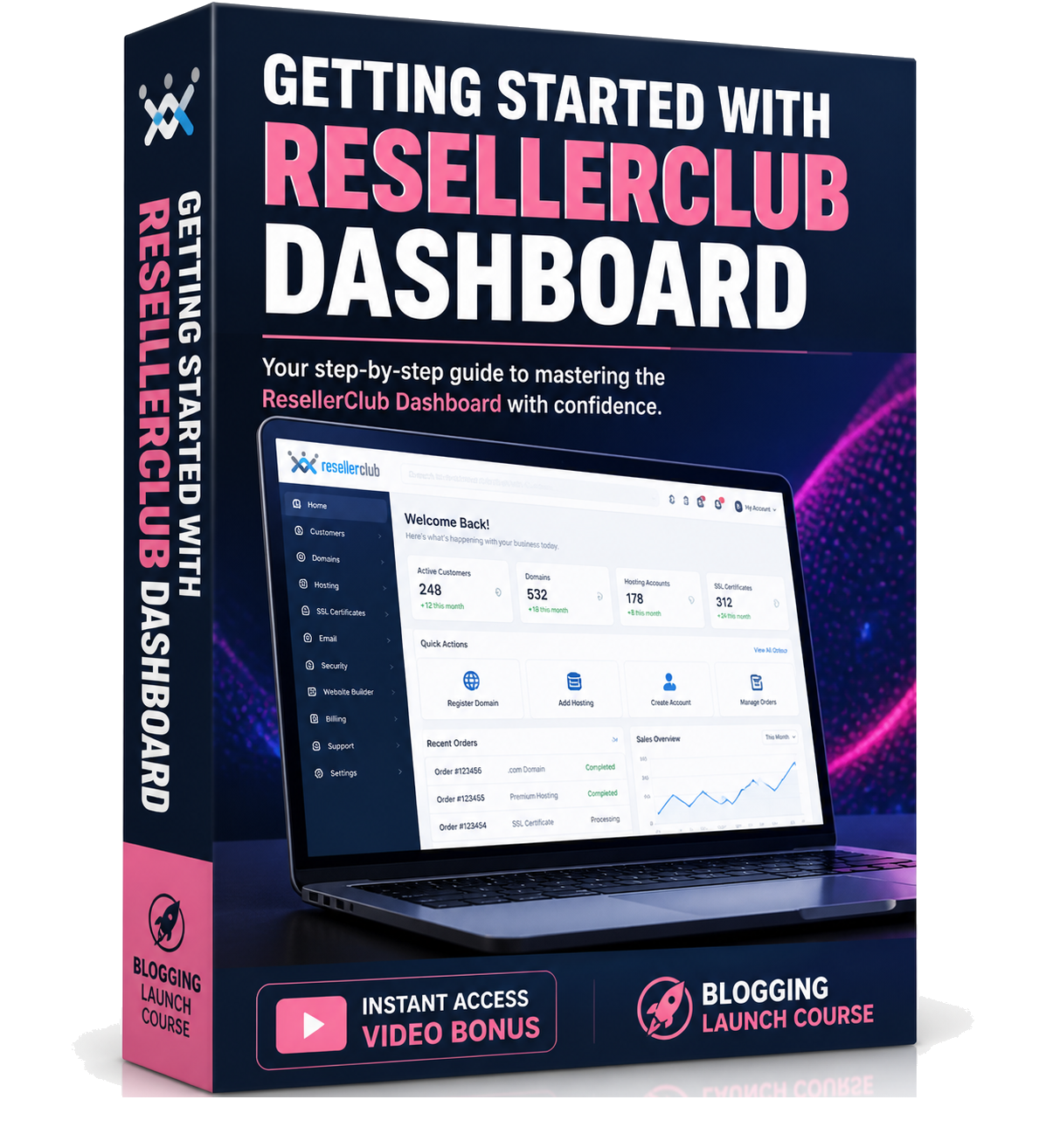 Getting started with ResellerClub Dashboard