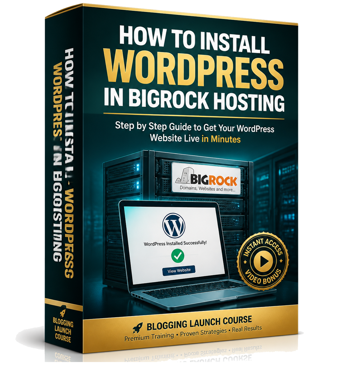 How to install wordpress in Bigrock Hosting