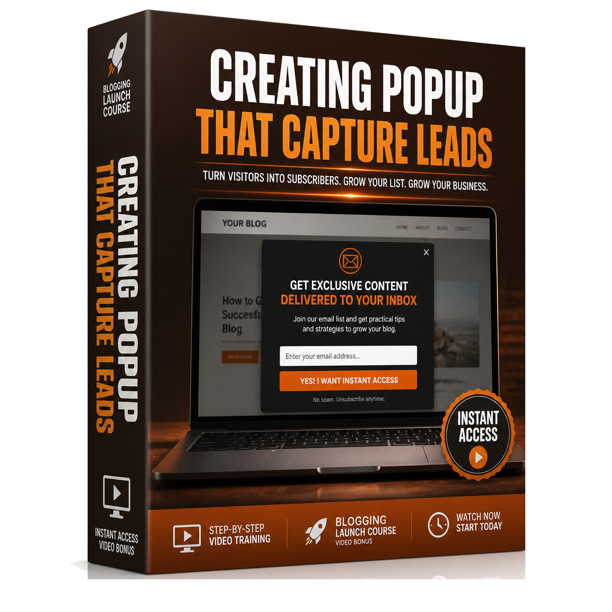 Creating popup that capture leads