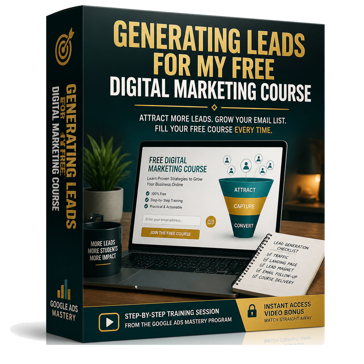 Generating Leads for My Free Digital Marketing Course