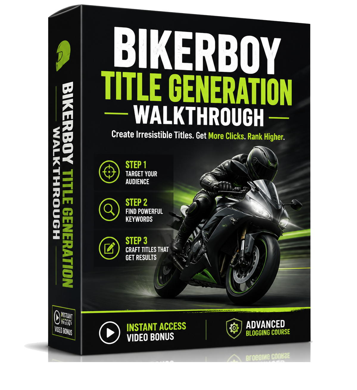 BikerBoy Title Generation Walkthrough